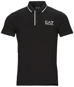 Stretch-Cotton Tennis Polo Shirt Black