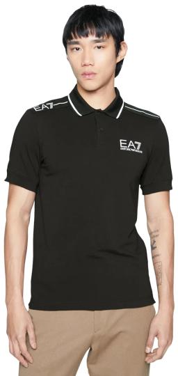 Stretch-Cotton Tennis Pro Polo Shirt Black