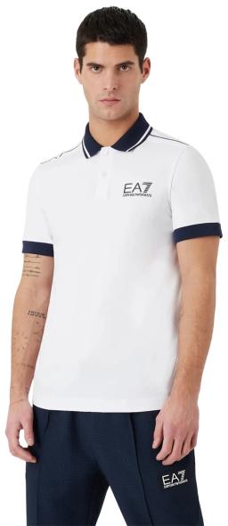 Emporio Armani EA7 Stretch-Cotton Tennis Pro Polo Shirt