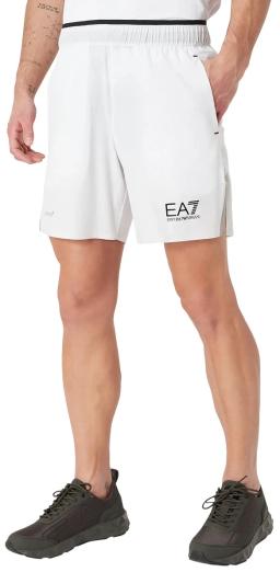 Tennis Pro Board Shorts in Ventus7 Technical Fabric White