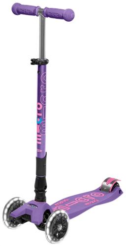 Maxi Deluxe LED Foldable Scooter Purple