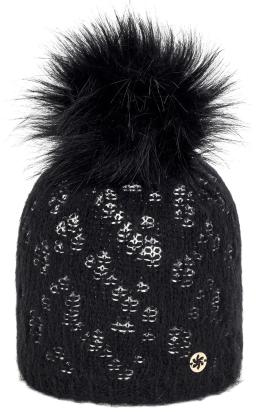 Delon Faux Fur Beanie Black