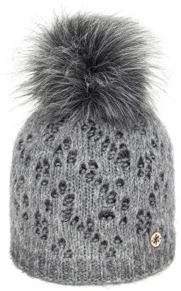 Delon Faux Fur Beanie Med Grey