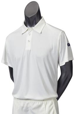 Mens Maestro SS Cricket Shirt White