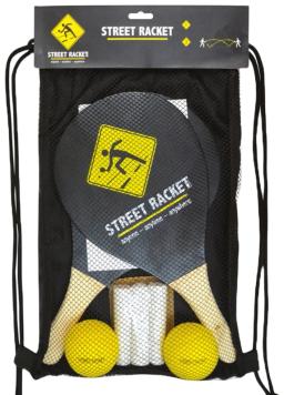Street Racket Set Black/Yellow
