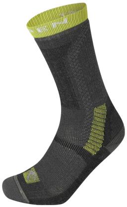 T3 Mens Heavy Trekker ECO Socks Charcoal/Lime