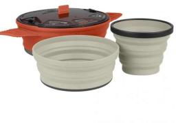 X-Set 21 Cooking Set (3 Piece) Rust/Sand
