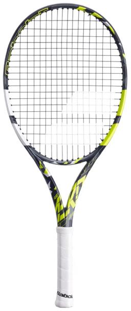 Pure Aero 26 Junior Tennis Racket Strung Grey/Yellow/White