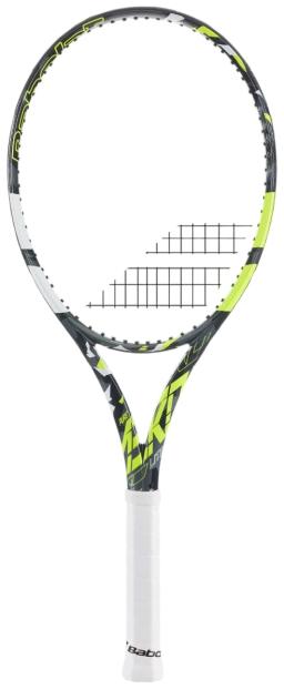 Pure Aero Lite Unstrung Tennis Racket Grey Yellow White