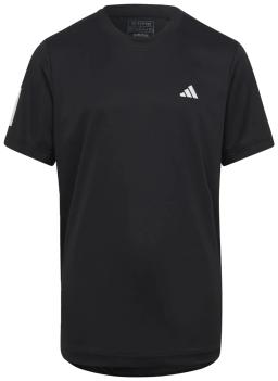 Club Tennis 3-Stripes Boys Tee Black