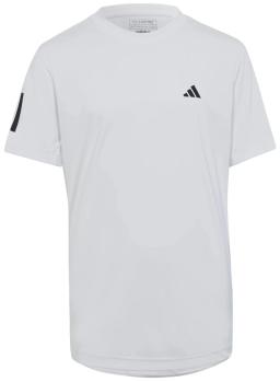 Club Tennis 3-Stripes Boys Tee White