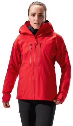 MTN Guide Alpine Pro Womens Waterproof Jacket Goji Berry/ Haute Red