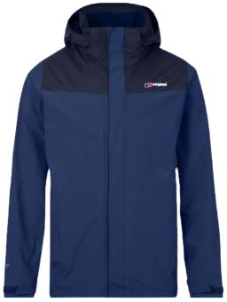 Hillwalker Interactive Mens Waterproof Jacket Deep Water/Dusk