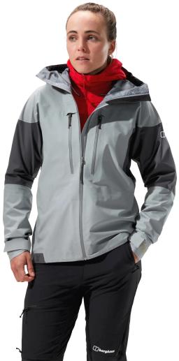 MTN Guide Alpine Pro Womens Waterproof Jacket Monument/Grey Pinstripe