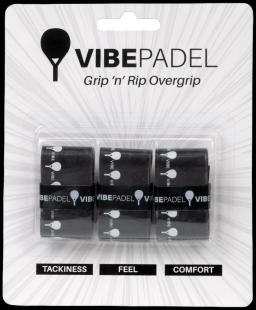 Vibepadel All Black Padel Vibes Pack Padel Overgrip Vibepadel All Black Padel Vibes Pack Padel Overgrip
